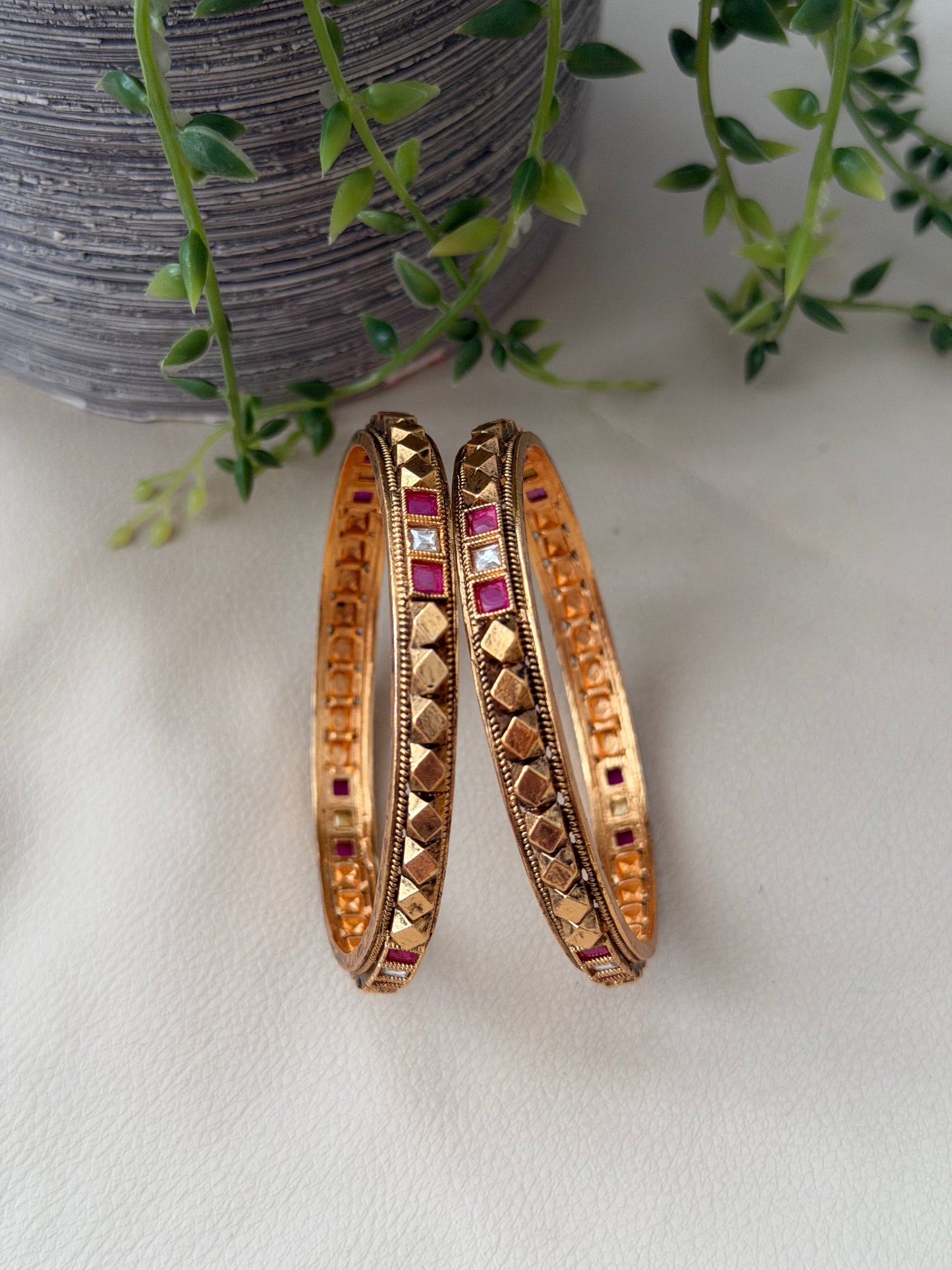Remisha Gold Replica Bangles