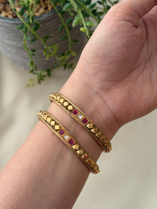Remisha Gold Replica Bangles