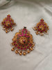 Jadau Pendant with earrings