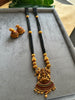 Devi Black Bead Long Chain