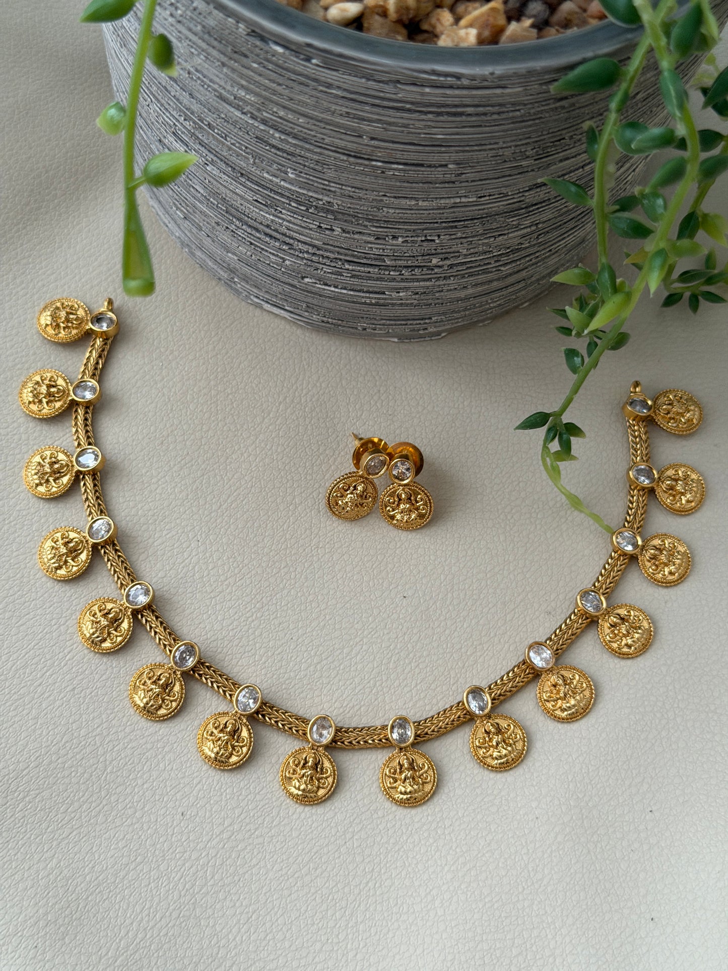 Tripura Coin Necklace