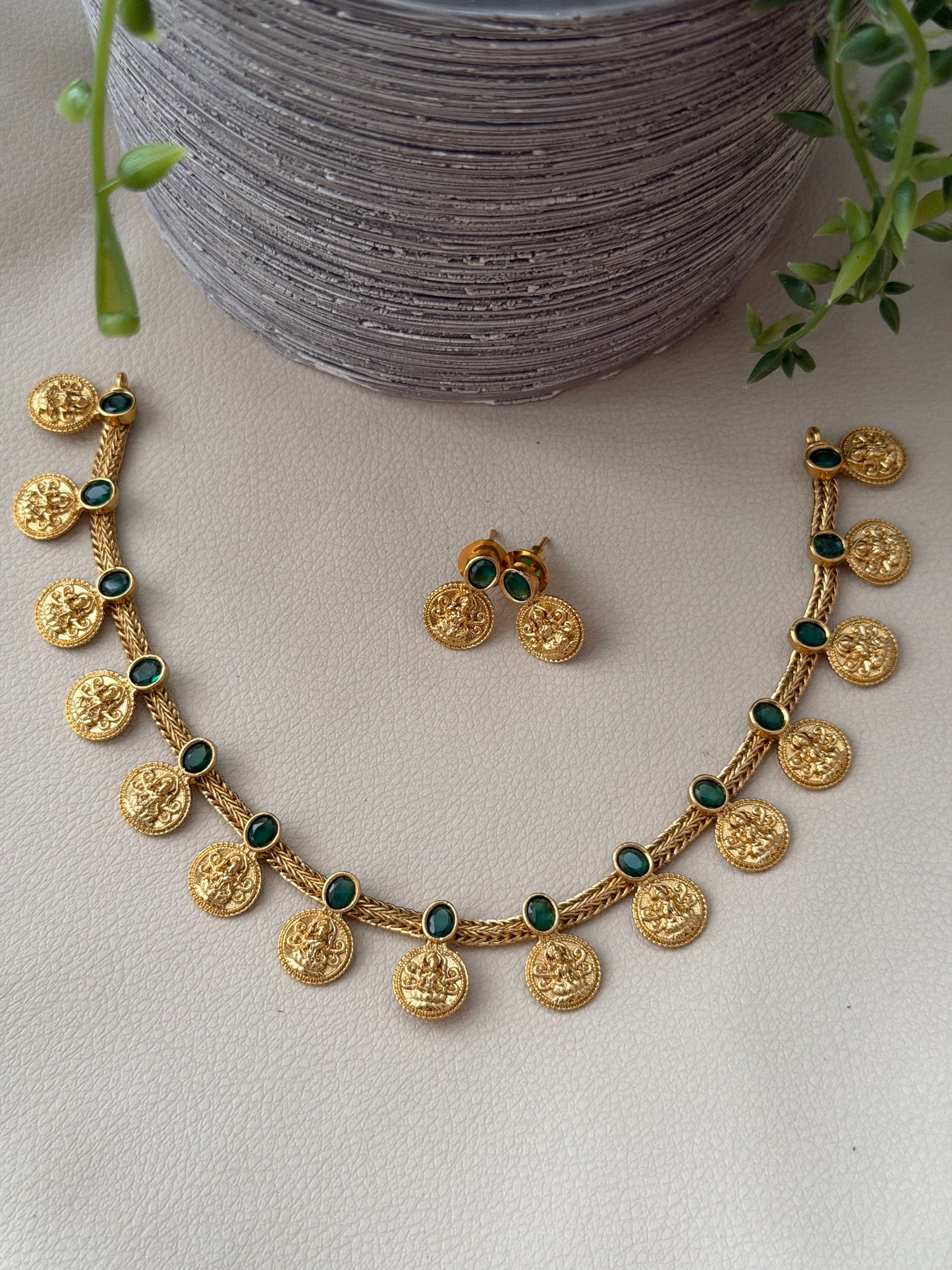 Tripura Coin Necklace