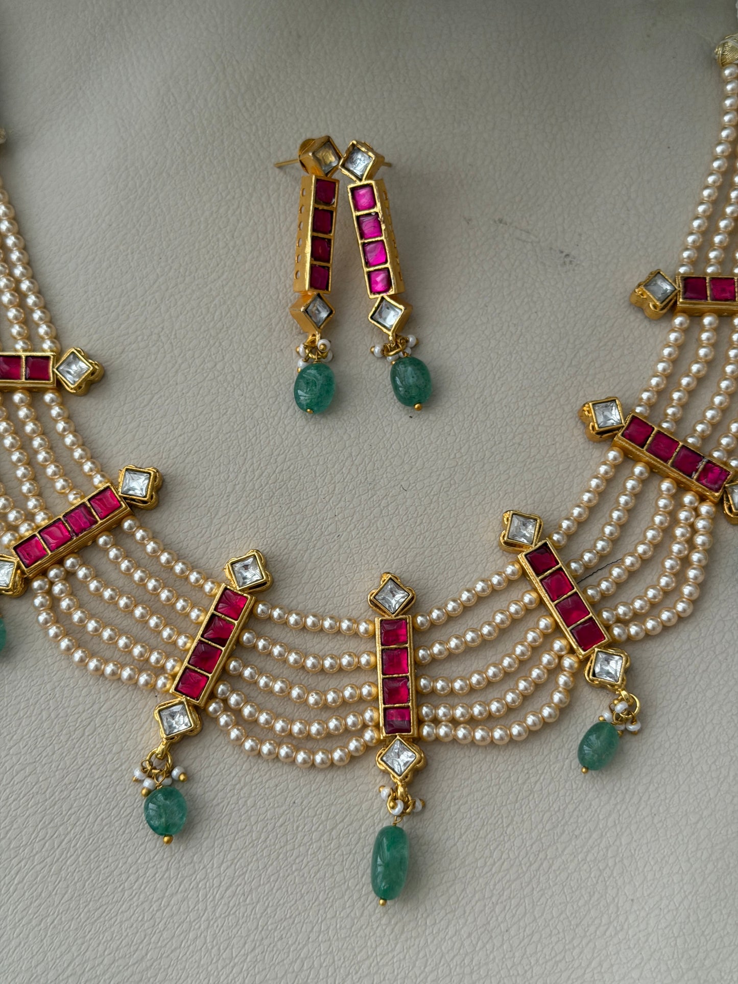 Raveena Layered Pearl Necklace