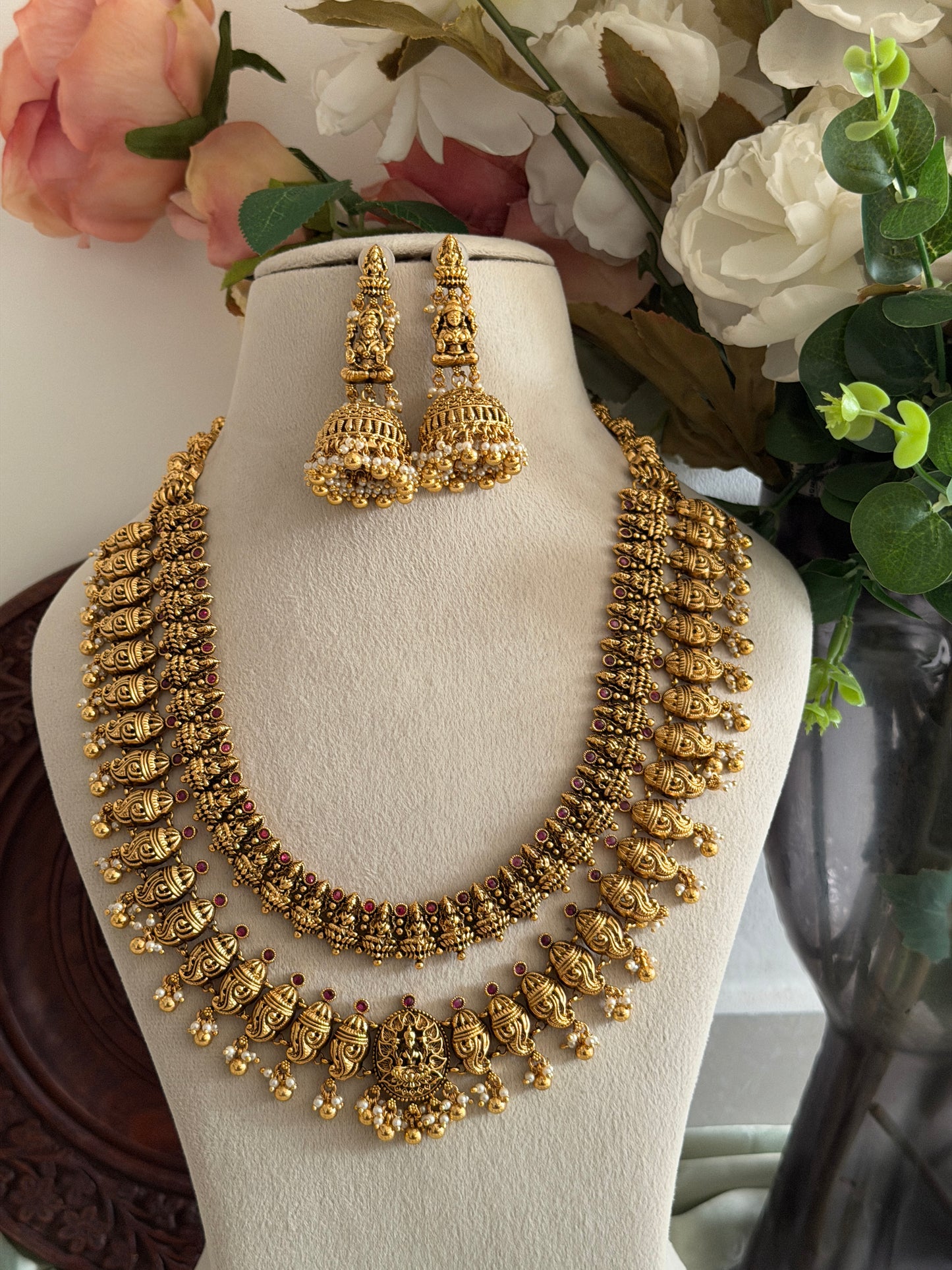 Prishma Dual Layer Bridal Haaram set