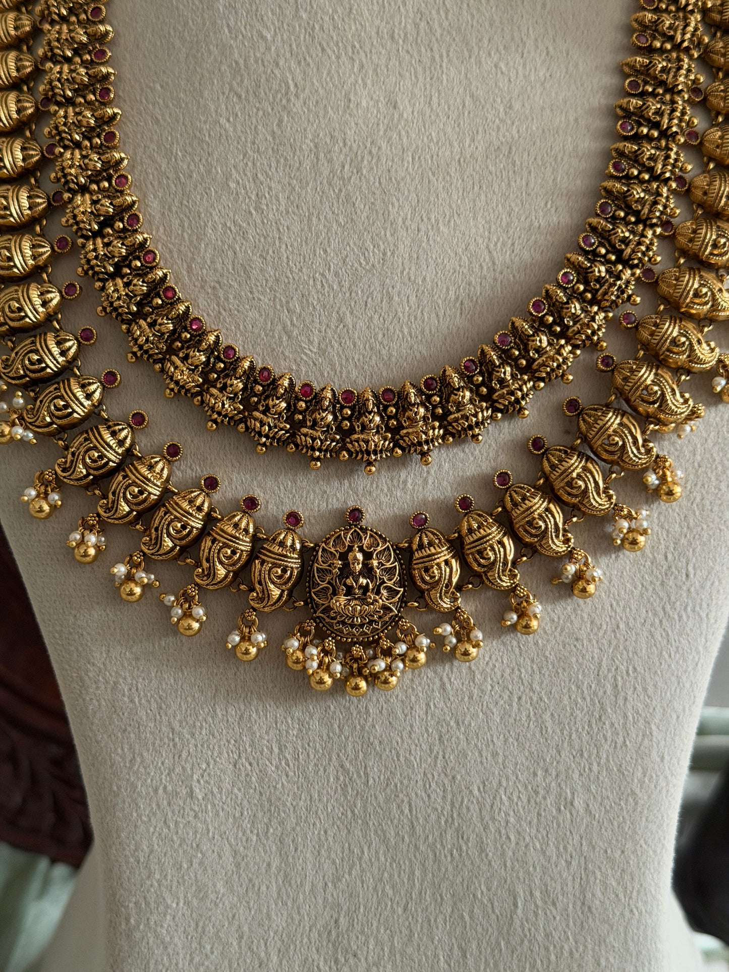 Prishma Dual Layer Bridal Haaram set