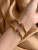 Ruby Ball Bangles Premium