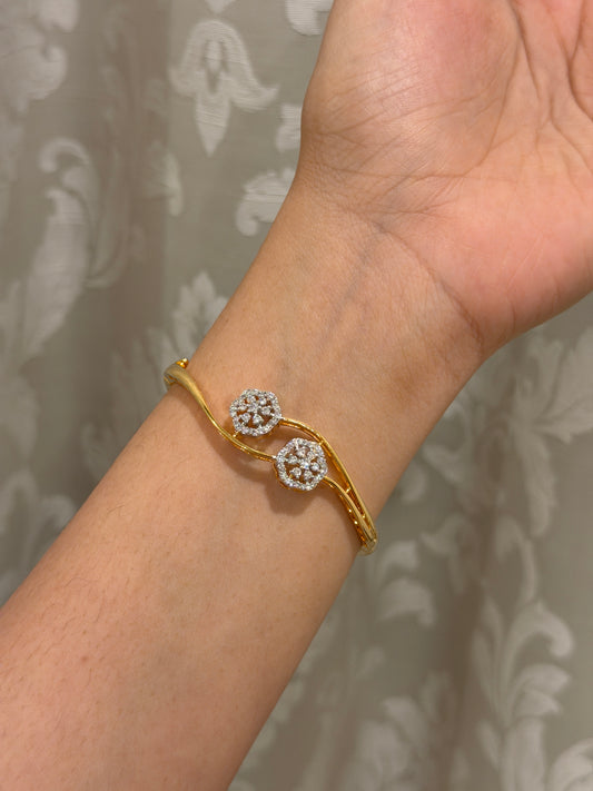 Dual Flora Diamond Bracelet