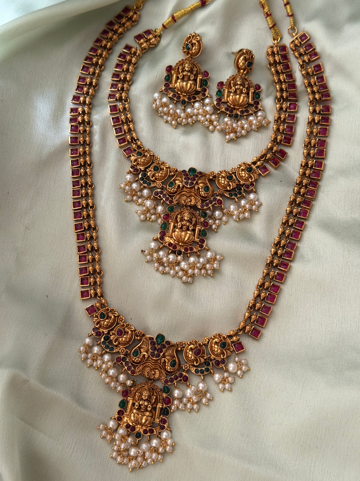 Ruby Square Guttapusalu Bridal Combo