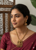 Kayalvizhi Gold Bead Haaram