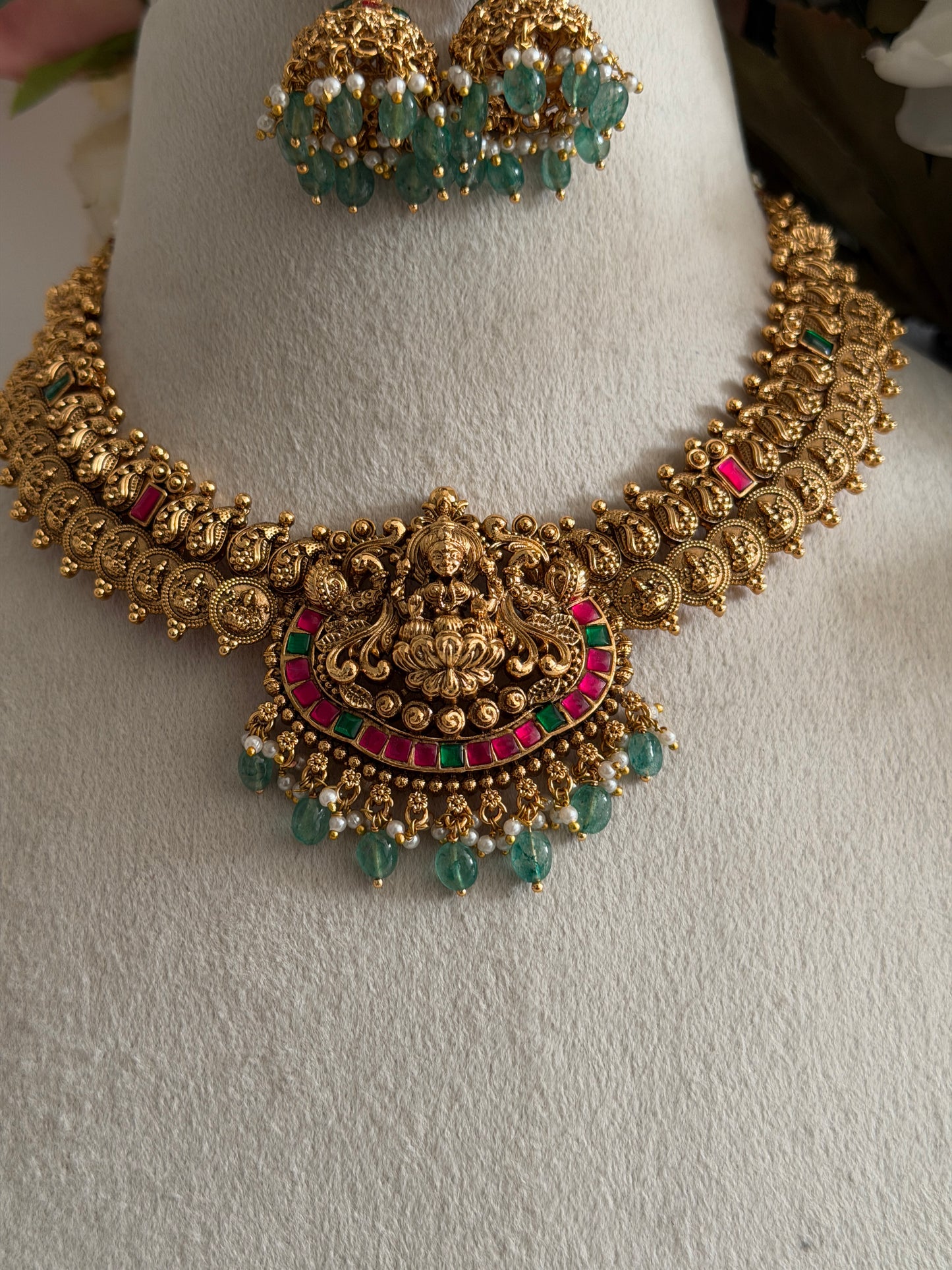 Amirthya Temple Necklace