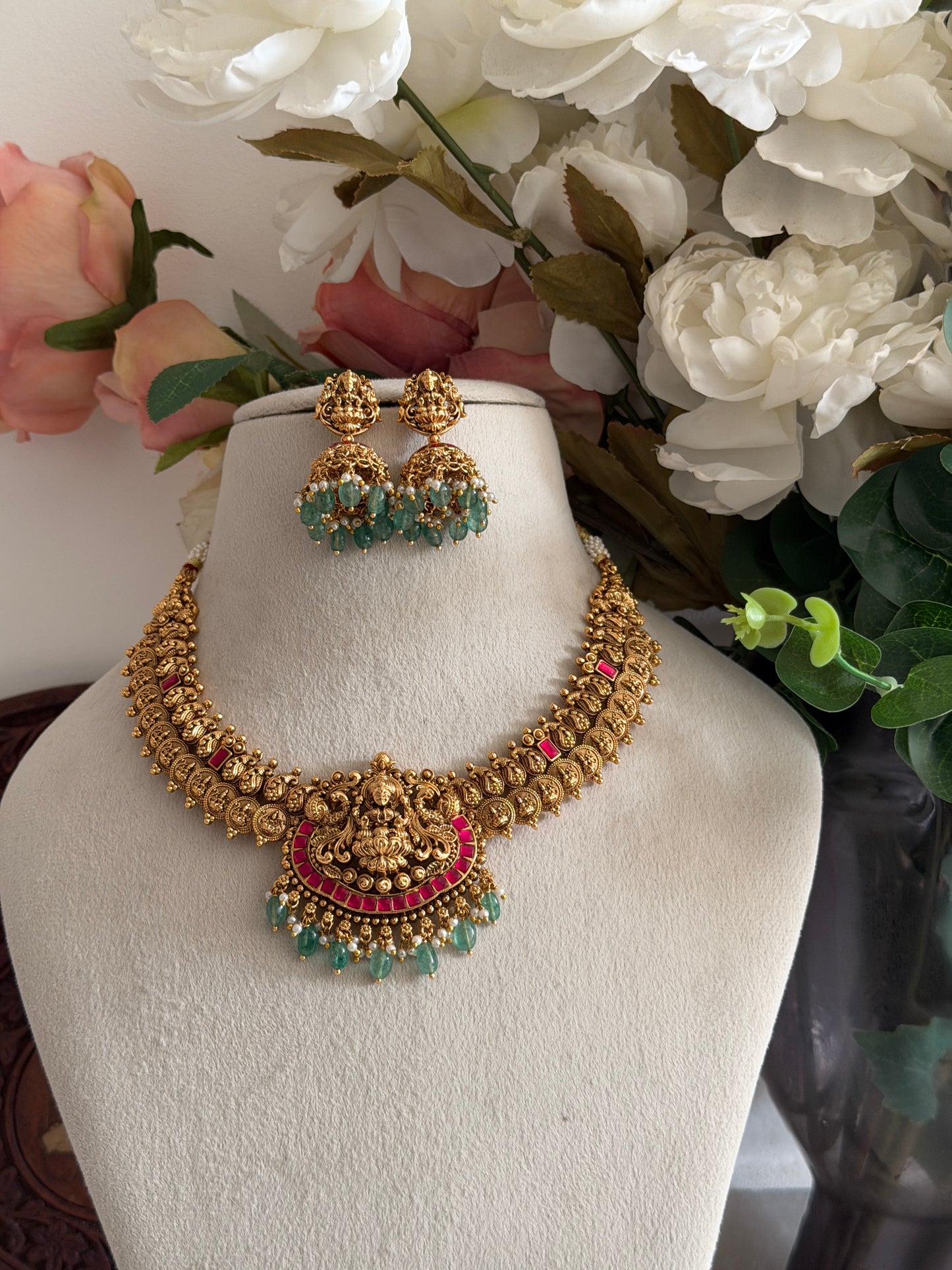 Amirthya Temple Necklace