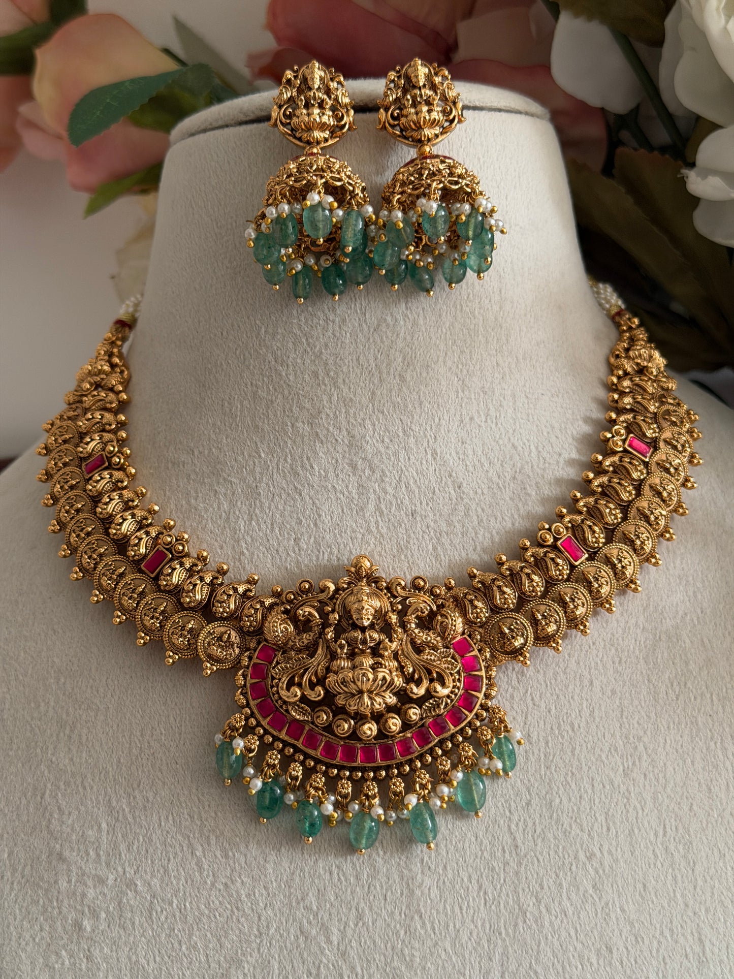Amirthya Temple Necklace