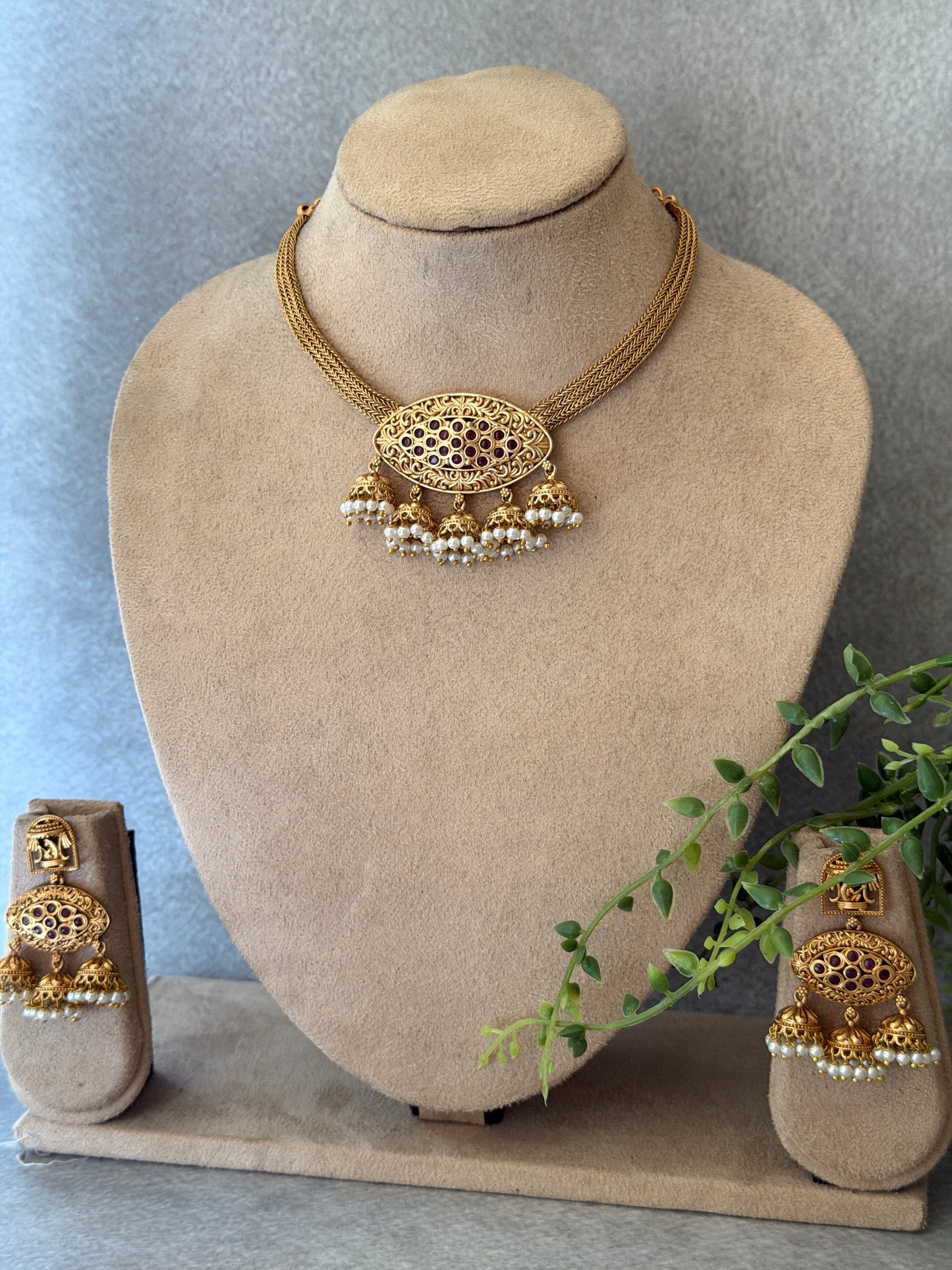 Mini Jhumka Copper Attigai