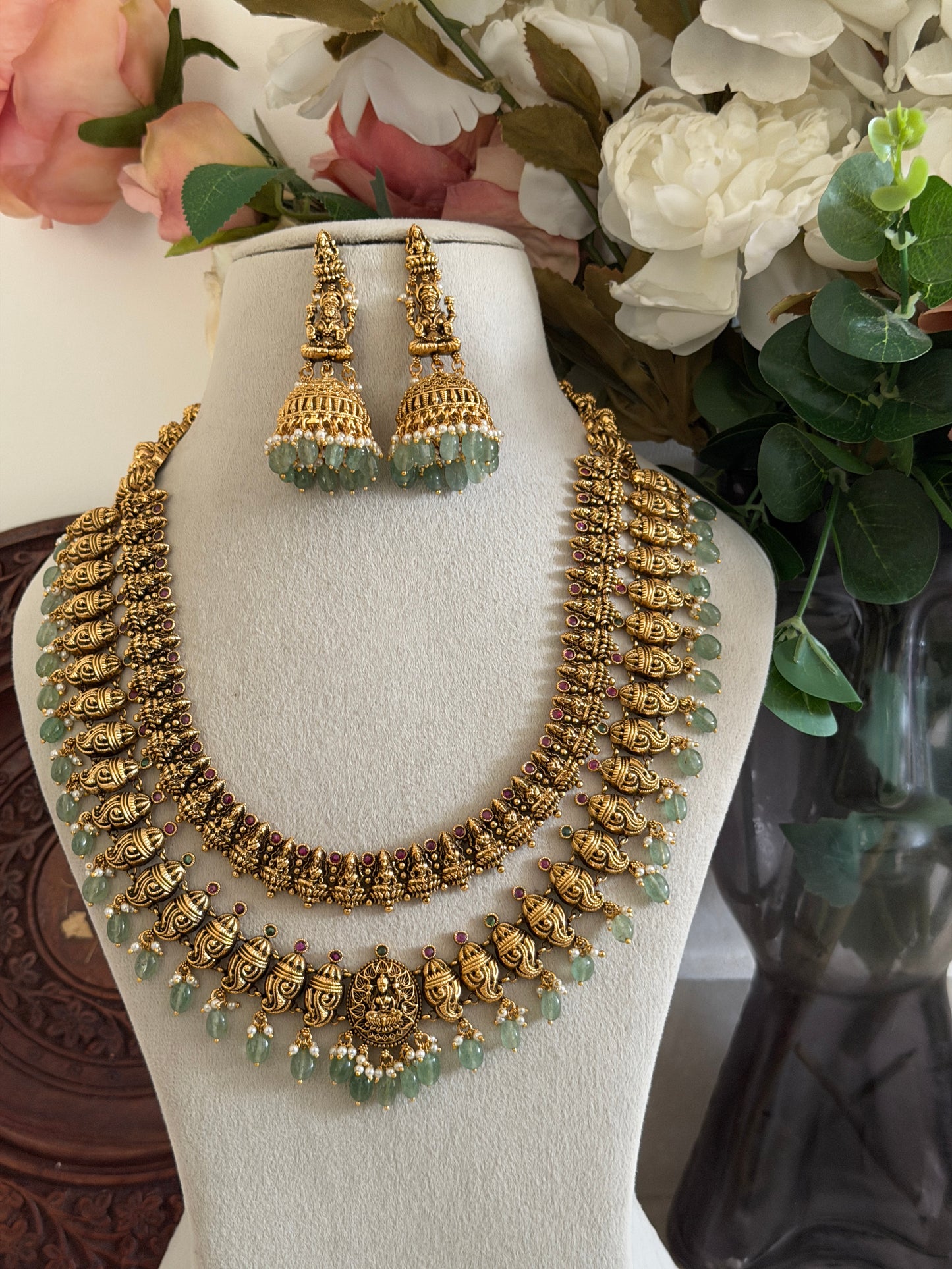 Prishma Dual Layer Bridal Haaram set