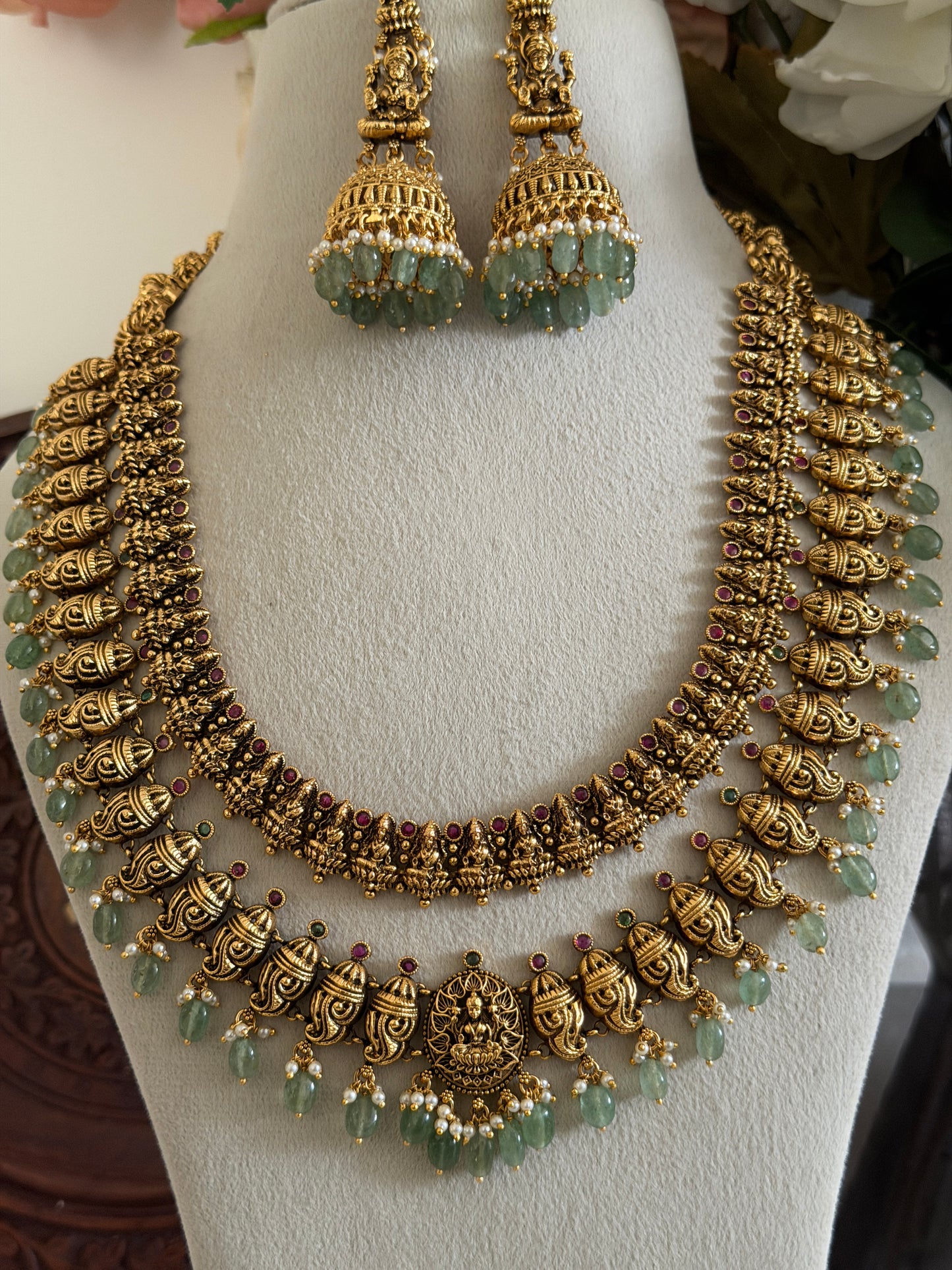 Prishma Dual Layer Bridal Haaram set