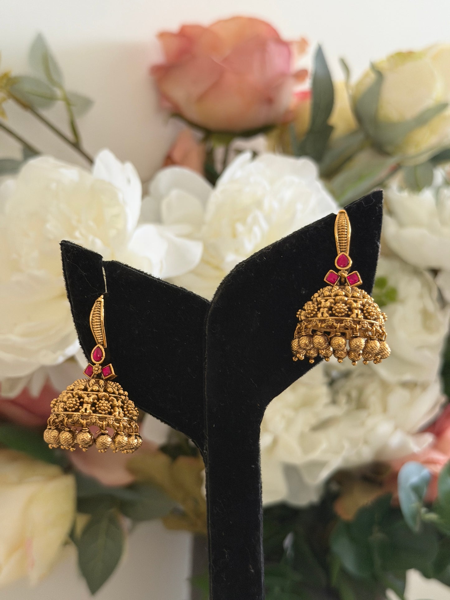 Tri Jadau Hook Jhumka