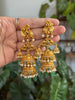 Dual Layer Peacock Jhumka