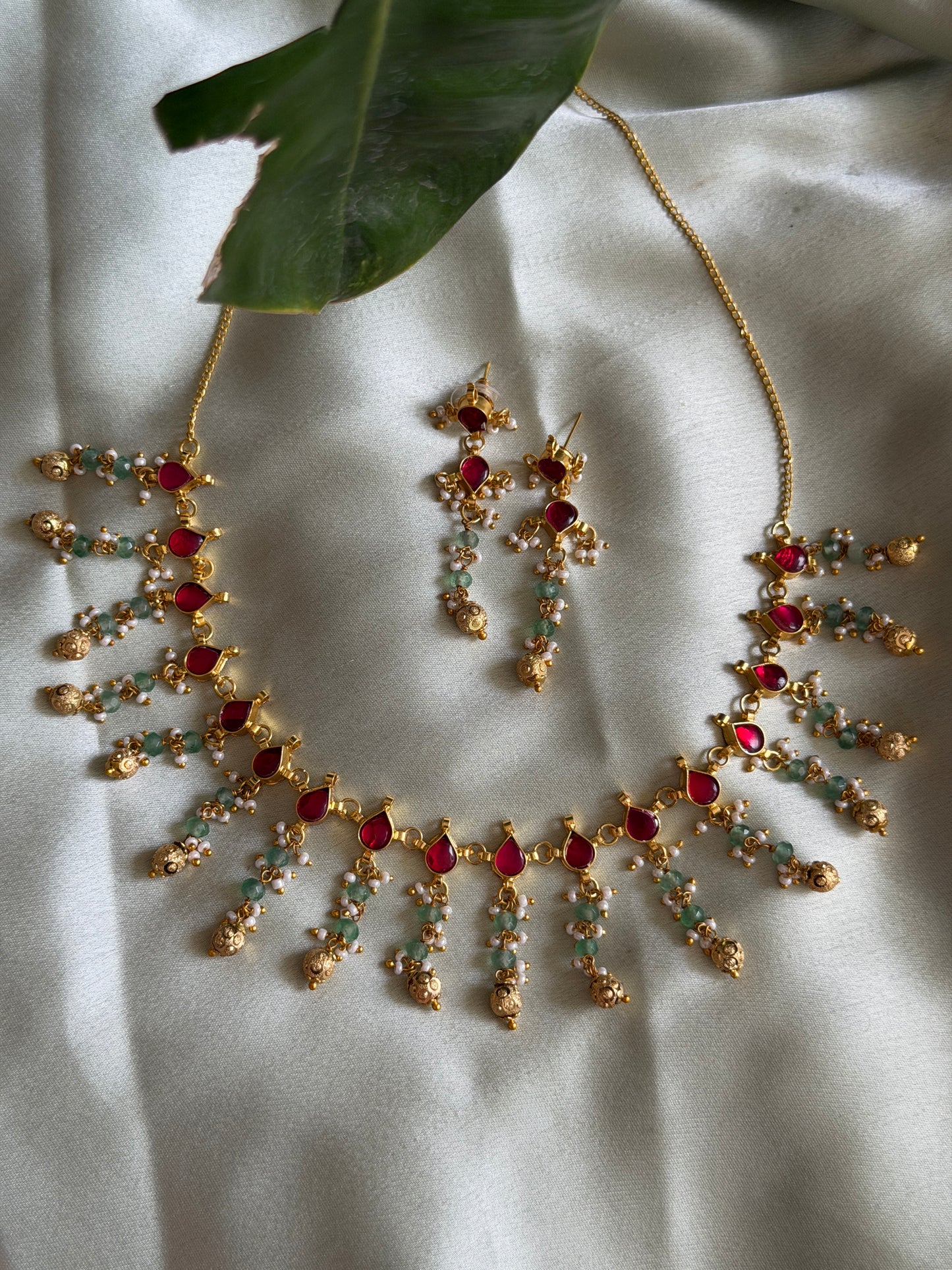 Pastel Rain Drop Necklace