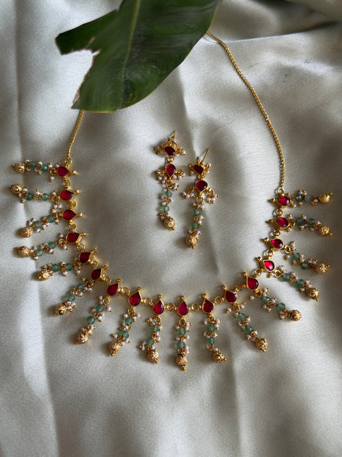 Pastel Rain Drop Necklace