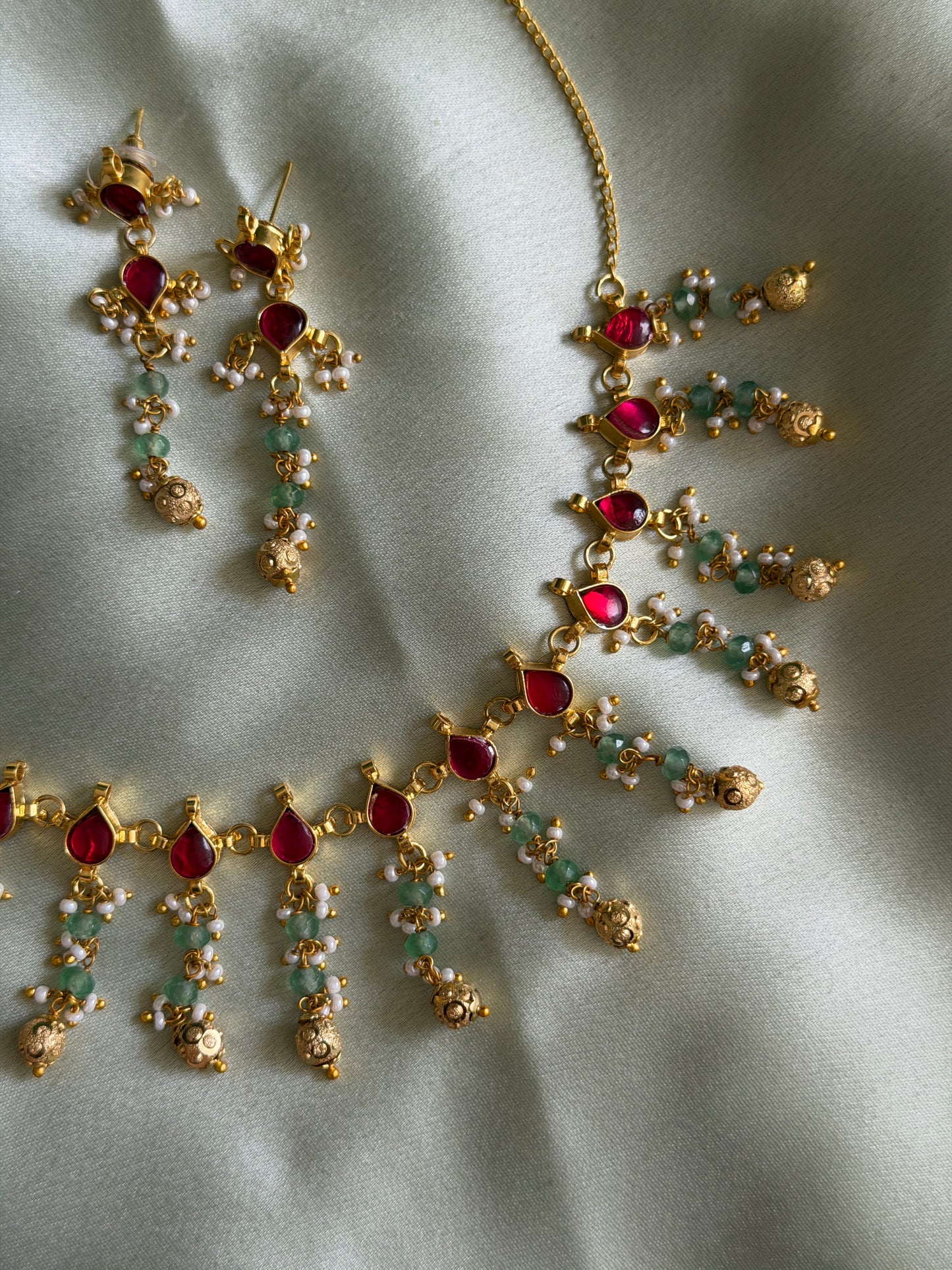 Pastel Rain Drop Necklace