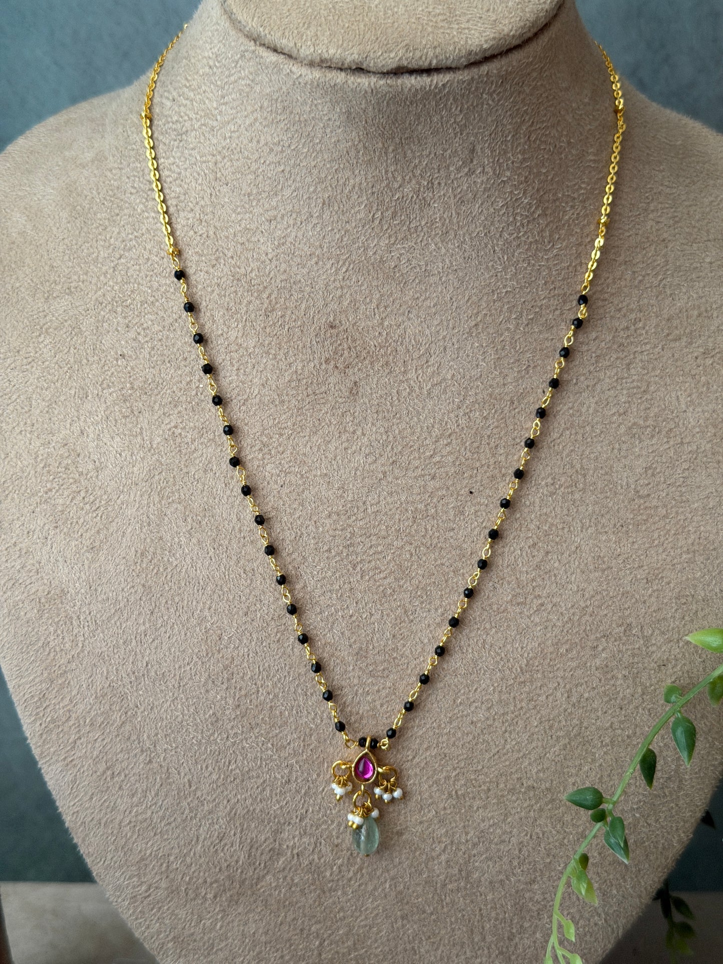 Indo Western Mangalsutra with Jadau
