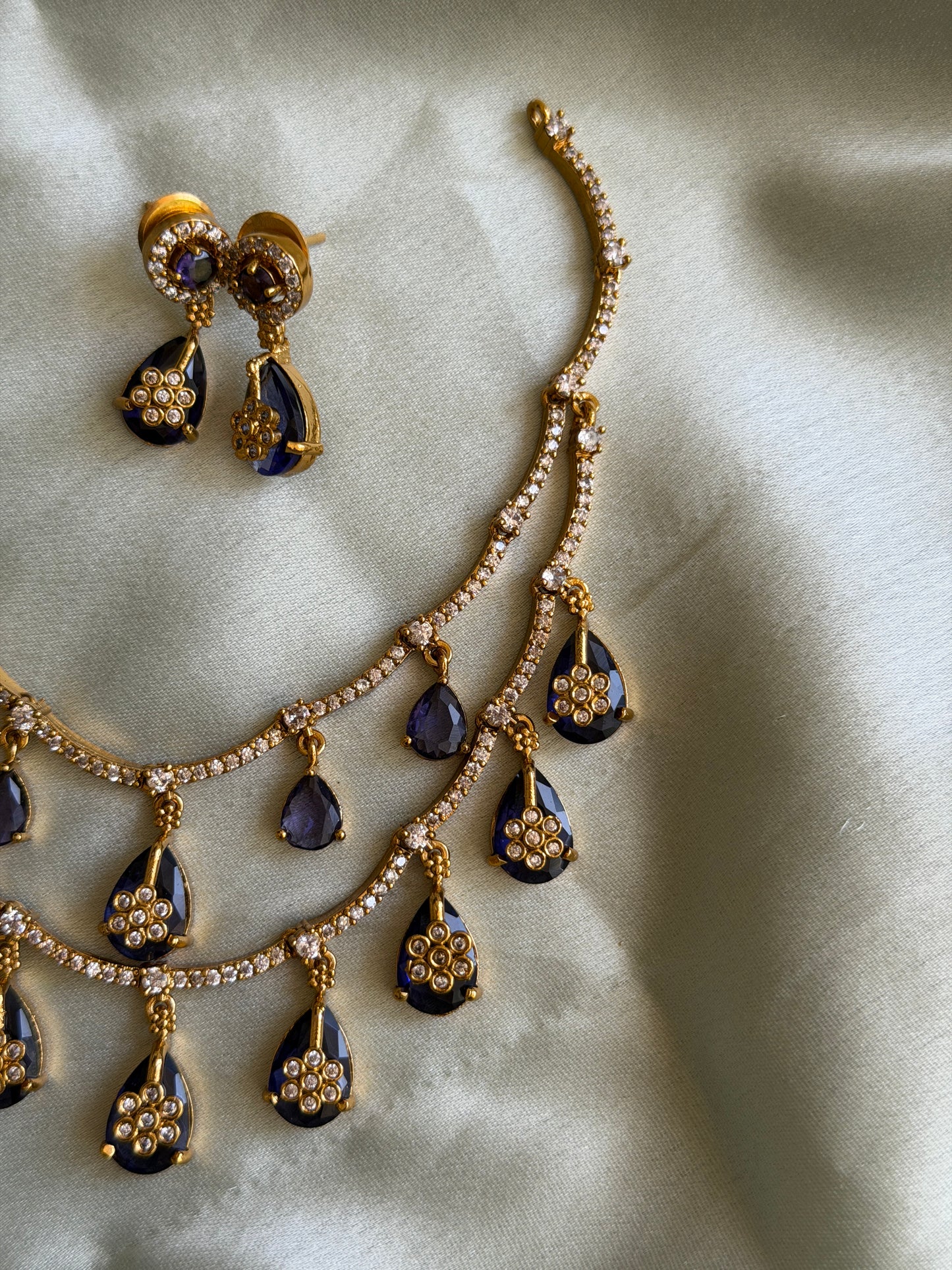 Dual Layer Dew Drop Necklace