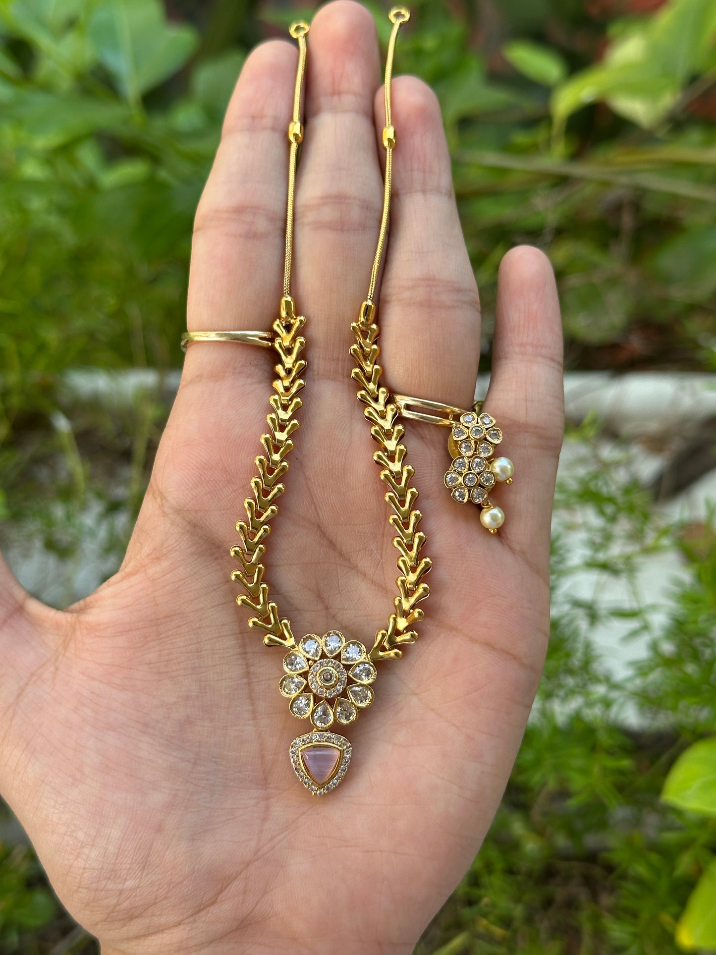 Triangle Pendant AD Chain Set