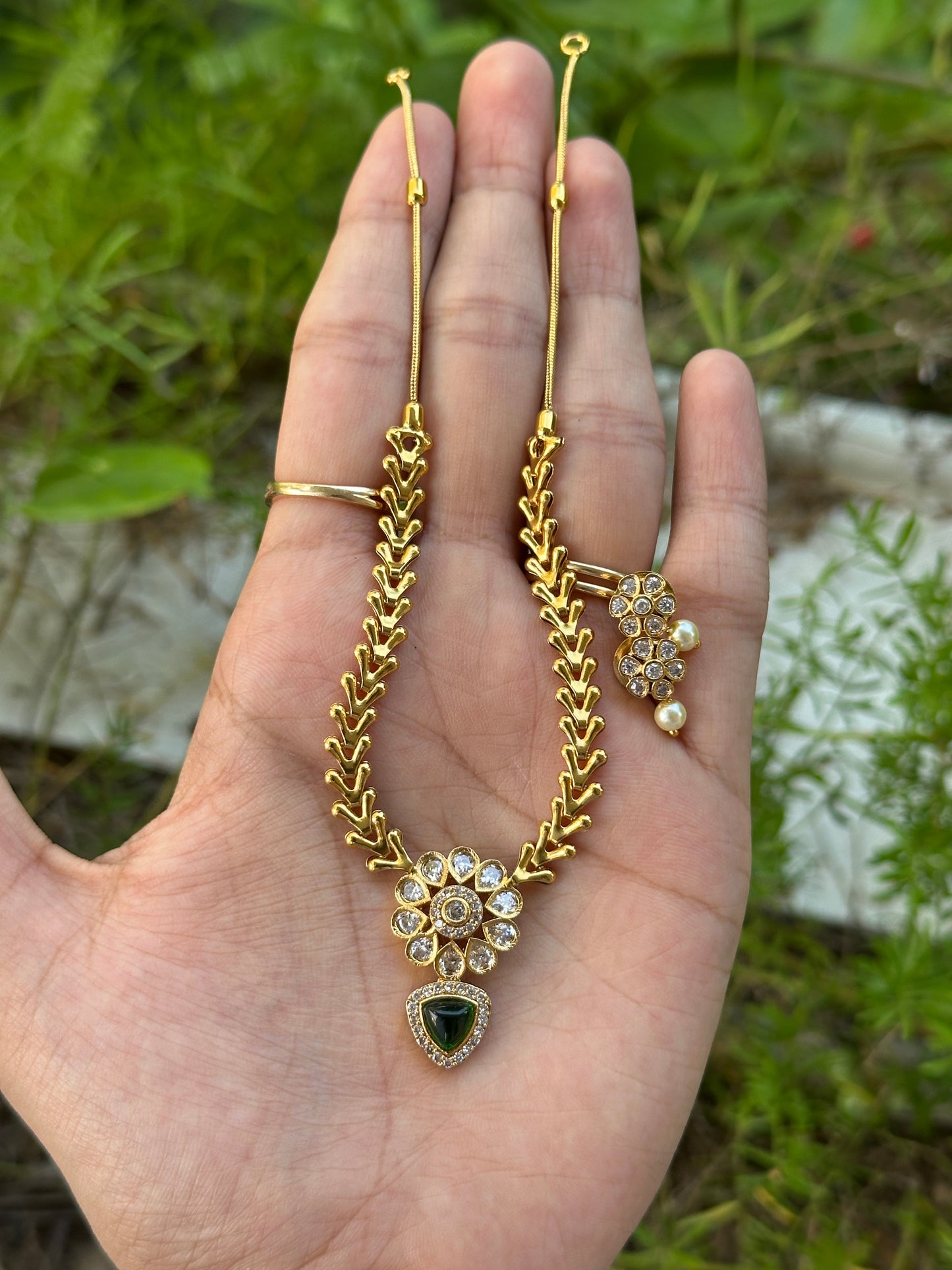 Triangle Pendant AD Chain Set