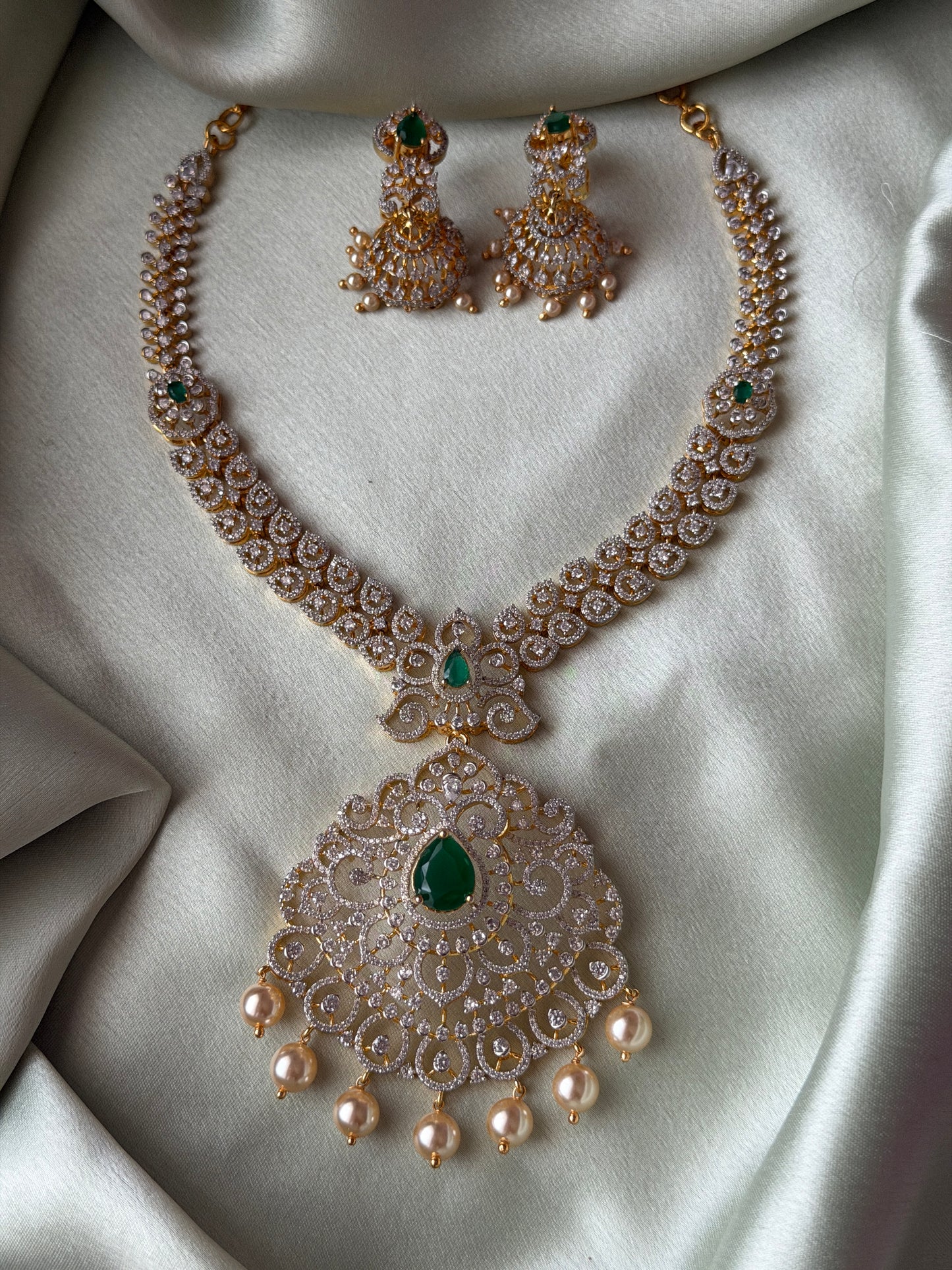 Lilac Diamond Necklace