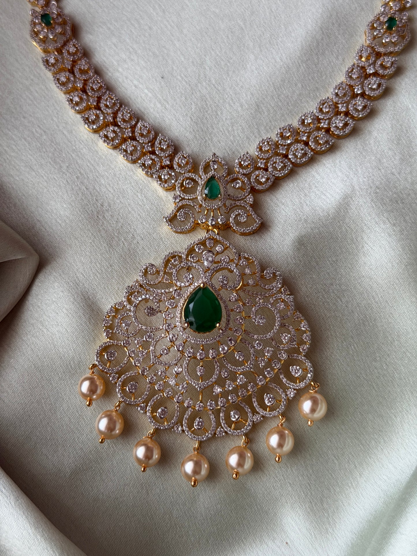 Lilac Diamond Necklace