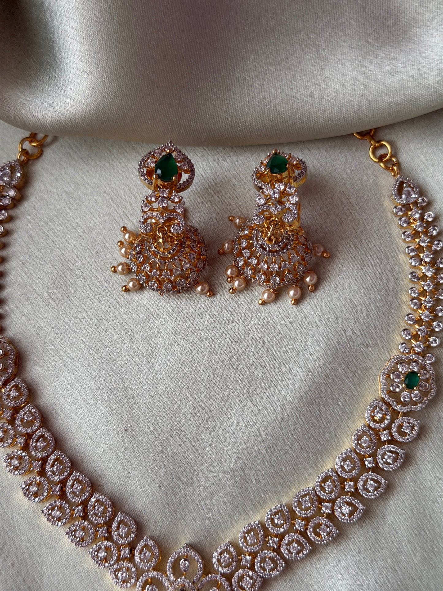 Lilac Diamond Necklace