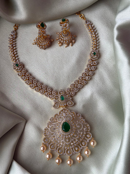 Lilac Diamond Necklace