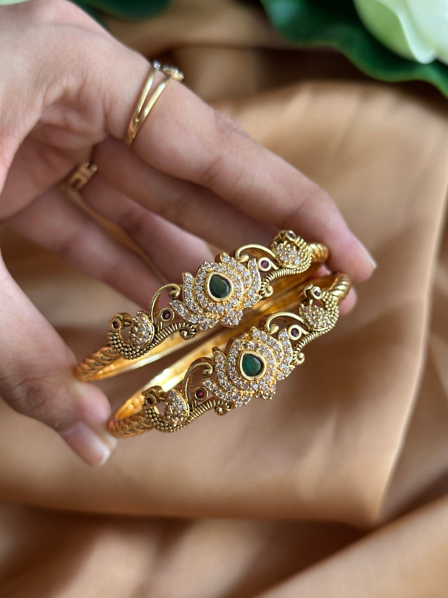 Matte Tamarai Bangles (2.6)