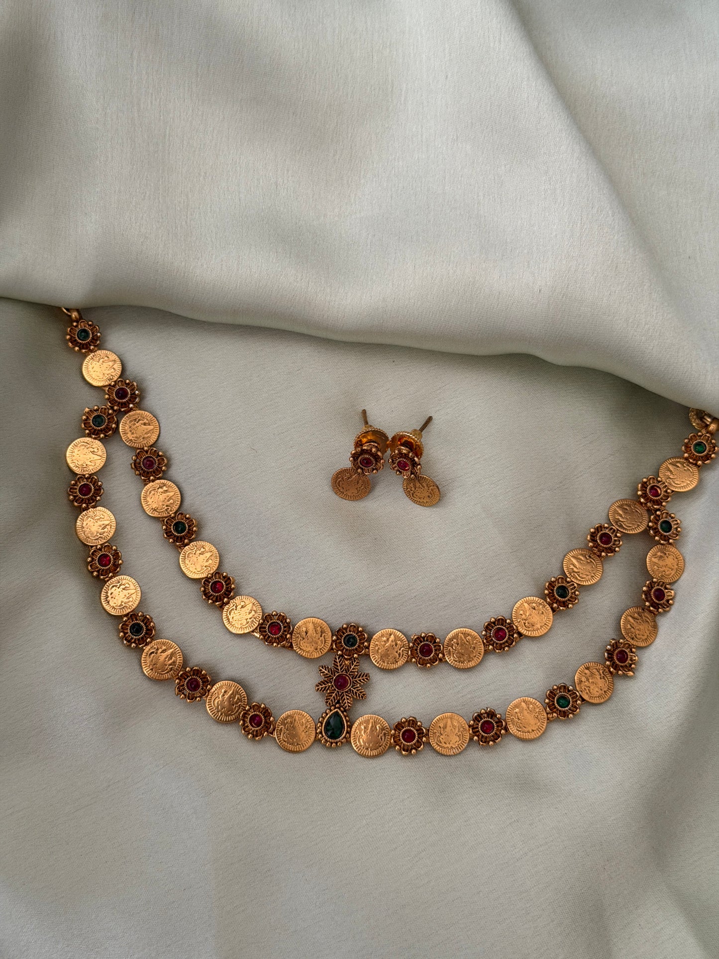Antique Dual Layer Kaashu Necklace