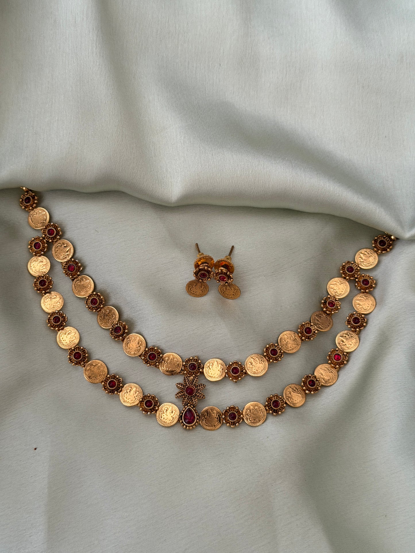Antique Dual Layer Kaashu Necklace