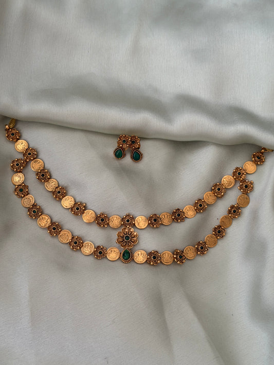 Antique 2 Layer Kaashu Maala
