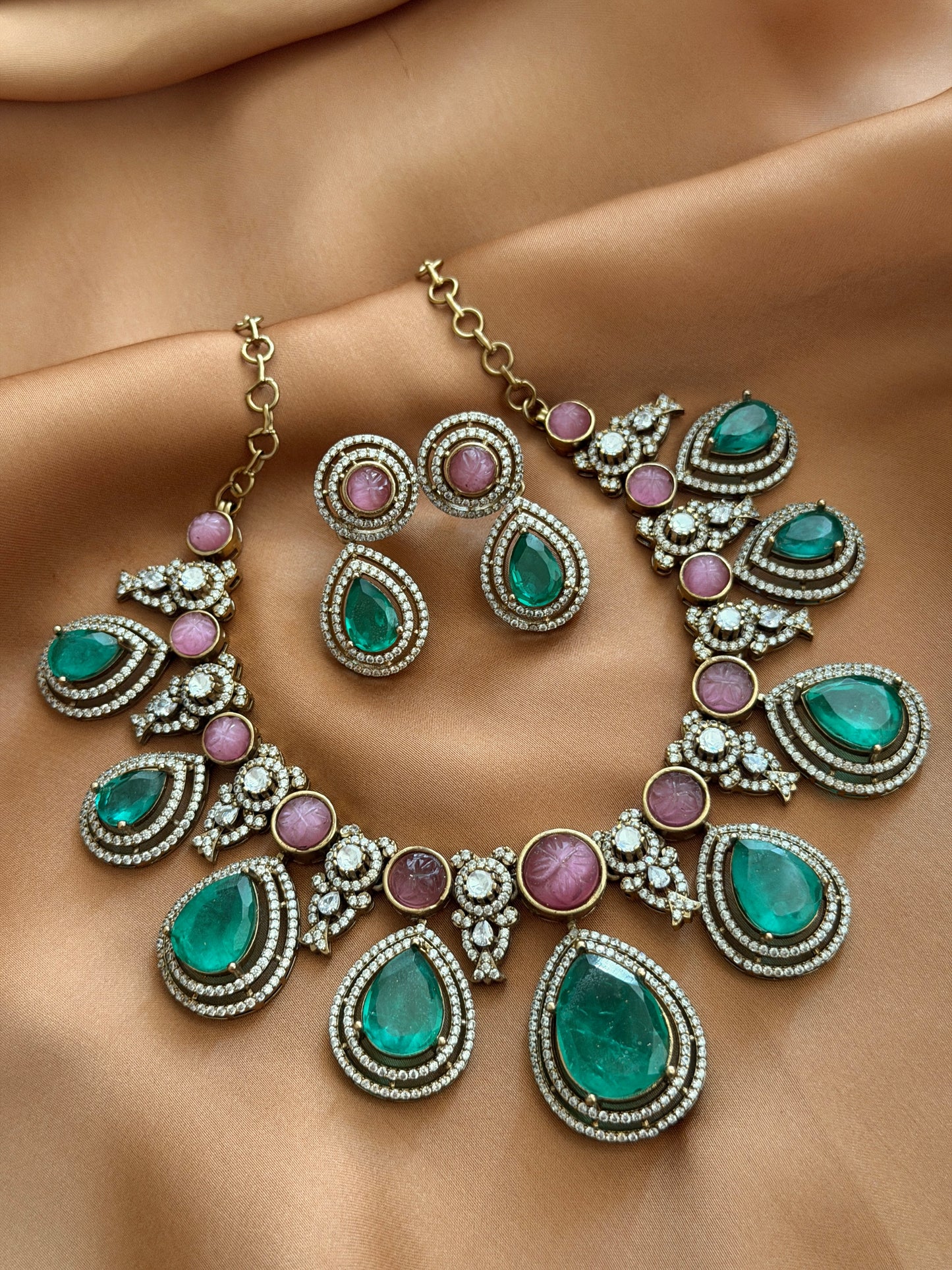 Premium Doublet Stone Necklace