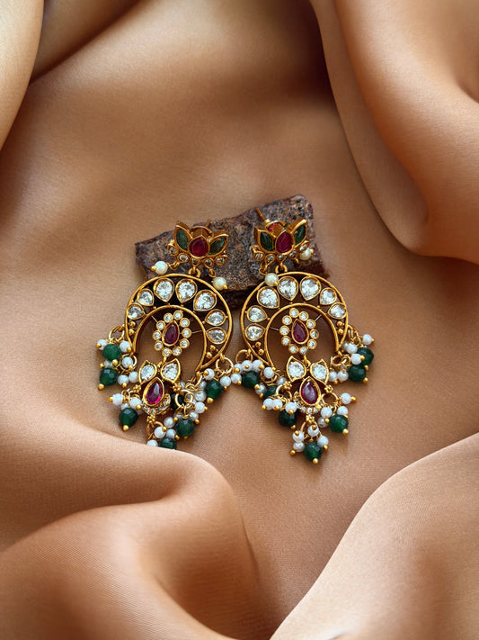 Lotus Inverted Chaandbali