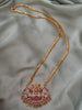 Dual Tusker Lakshmi Dollar Chain