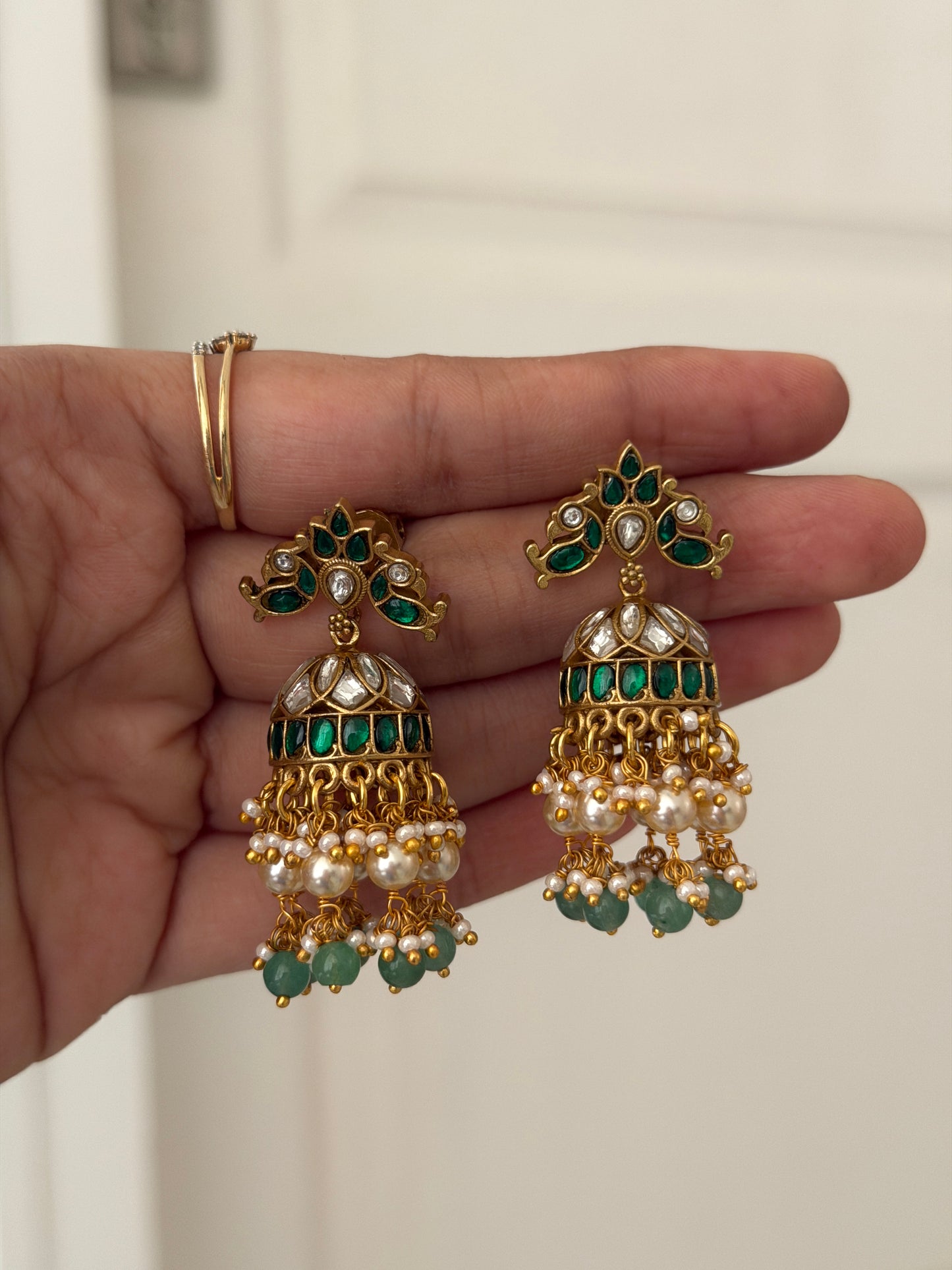 Aarcha Jadau Jhumkas