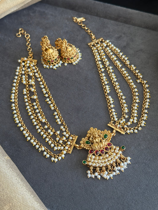 Layered Lakshmi Necklace