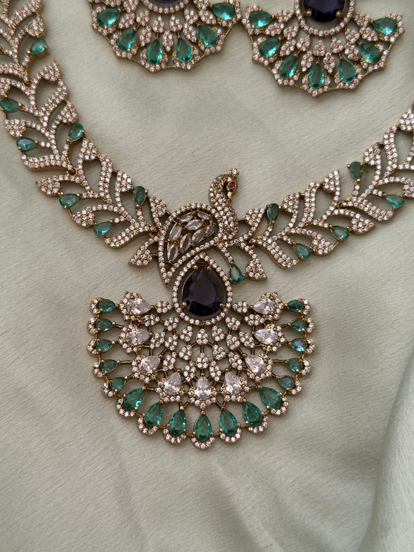 Sevina Peacock Necklace