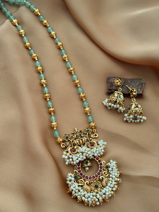 Pastel and Gold Bead Bell Haaram