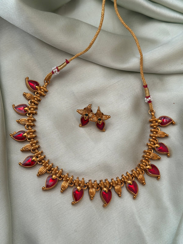 Evanee Mango Palakka Necklace