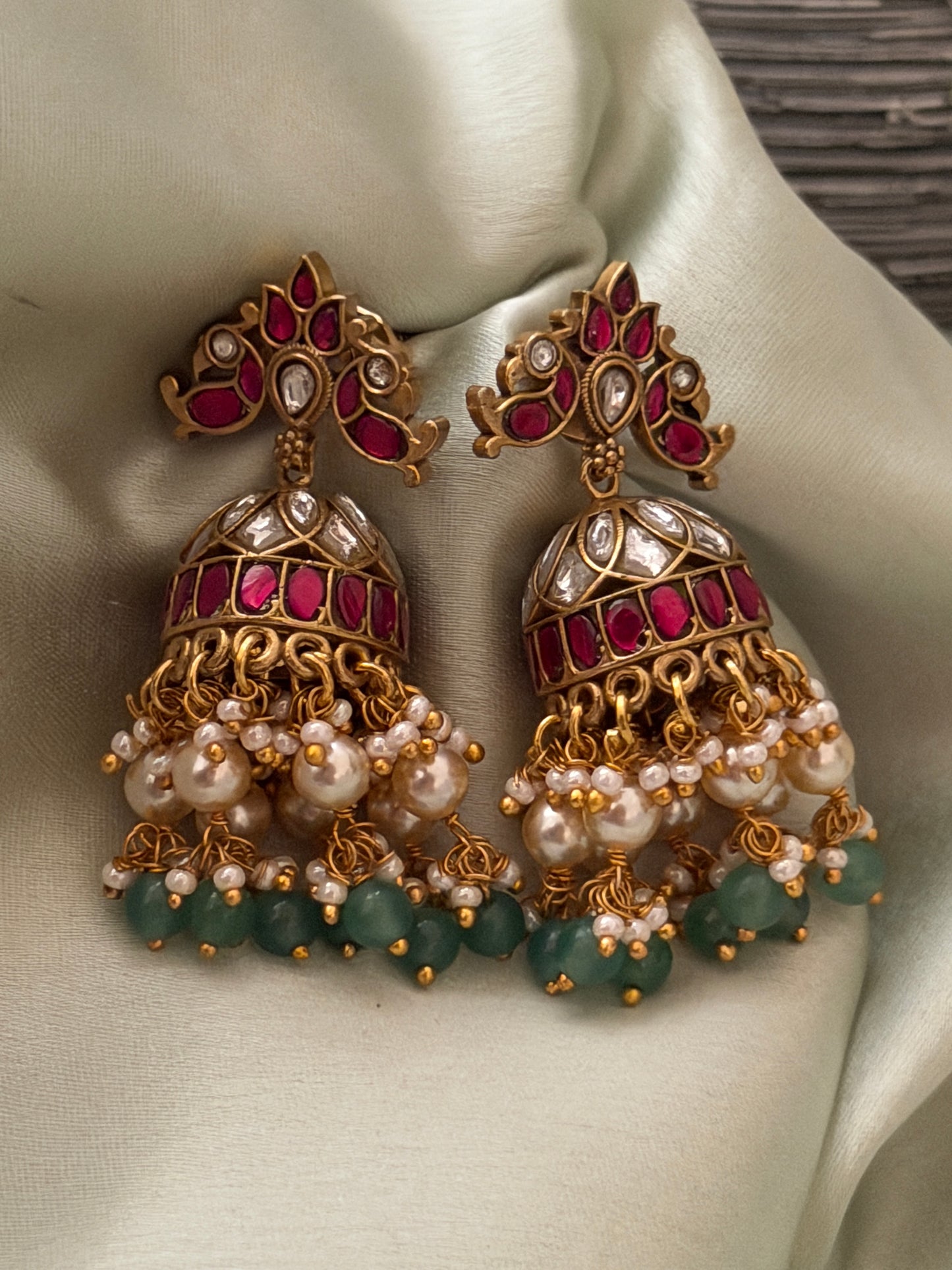 Aarcha Jadau Jhumkas