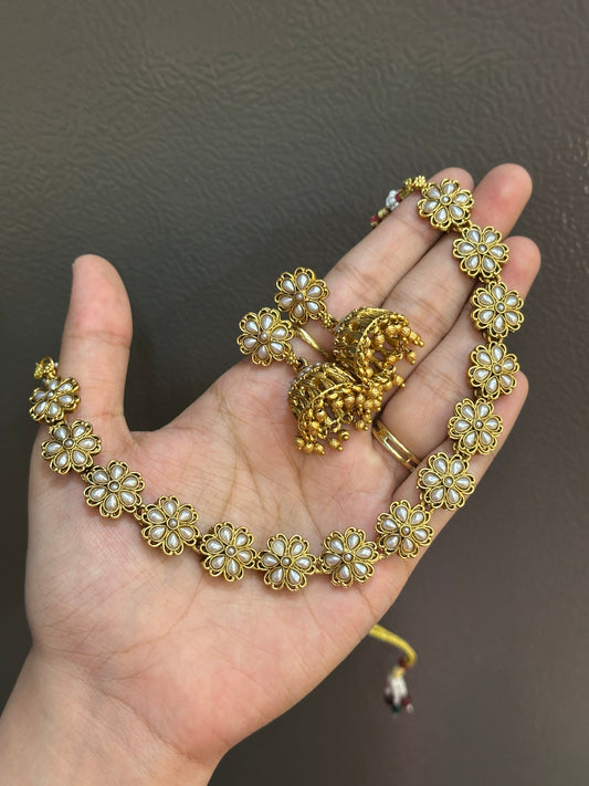 Sreevidya Floral Necklace