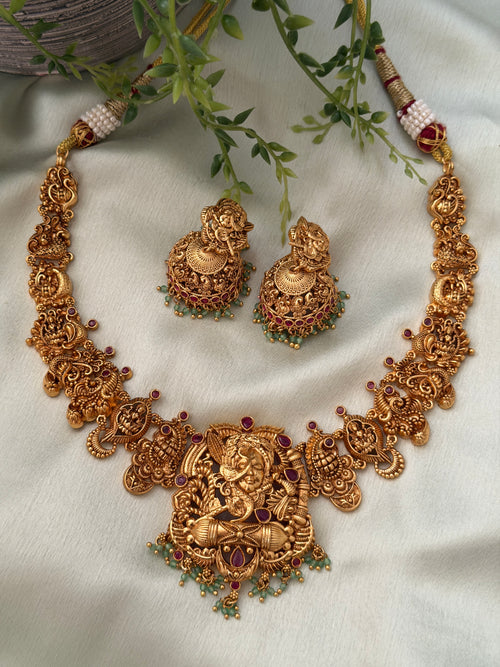 Madhava Gold Replica Necklace
