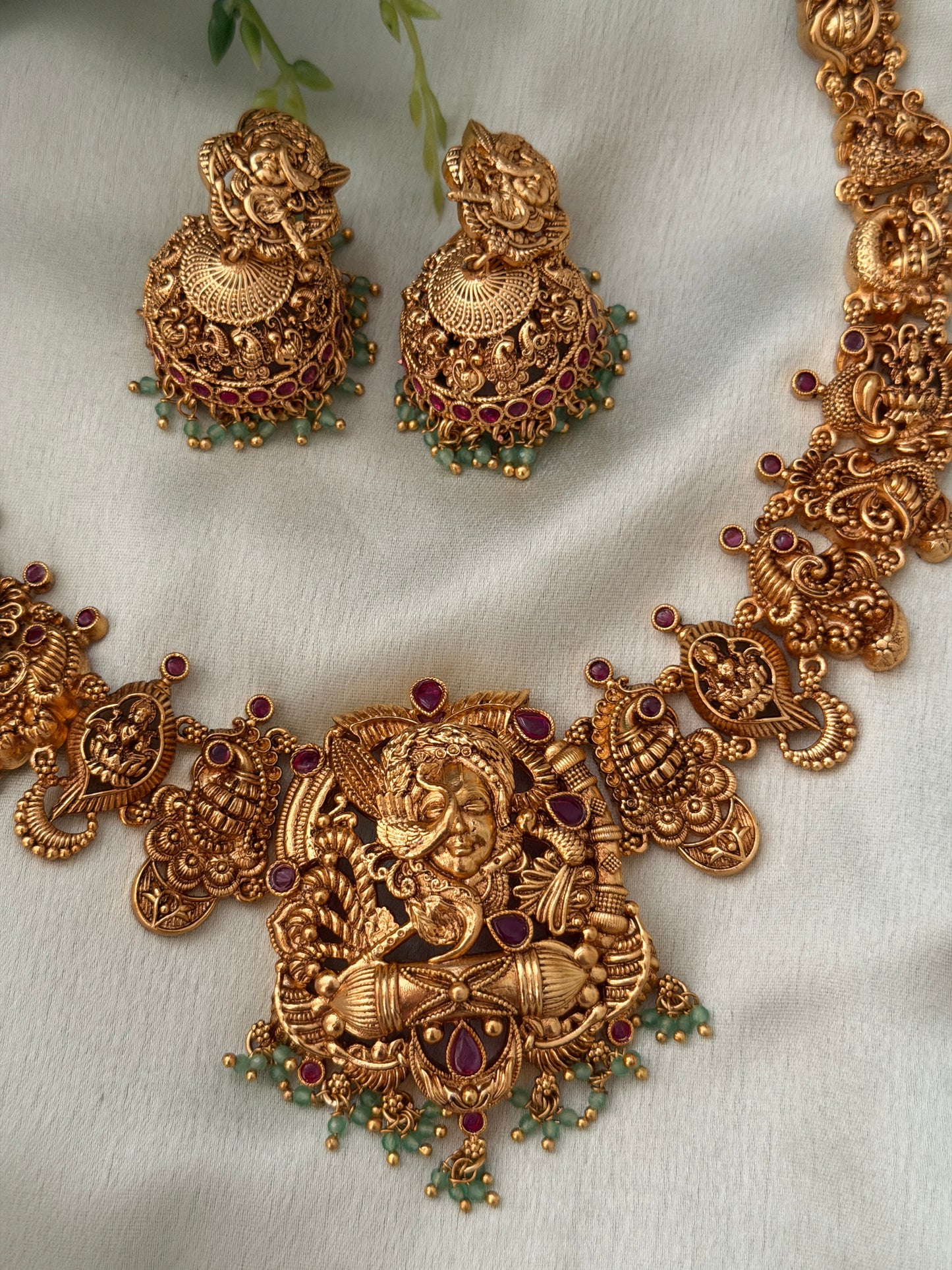 Madhava Gold Replica Necklace