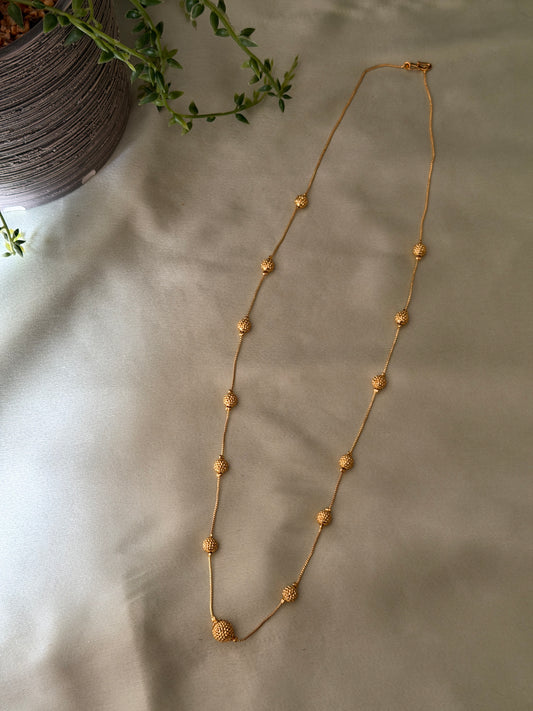 Simple Ball Gold Chain