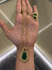 Palakka Pendant Gold Chain Set